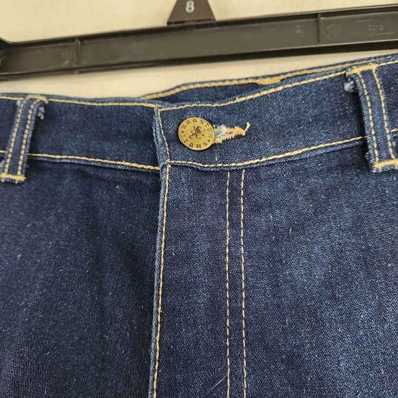 Vintage Braxton Jeans High Rise Dark Wash Blue Denim Size 7 Runs SMALL 25" Waist - Picture 7 of 16